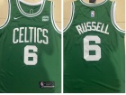 Nike Boston Celtics #6 Bill Russell Green Jersey