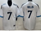 Tennessee Titans #7 Malik Willis White Vapor Untouchable Limited Jersey