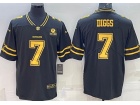 Dallas Cowboys #7 Trevon Diggs Black Golden 3rd Limited Jersey