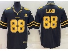 Dallas Cowboys #88 CeeDee Lamb Black Golden 3rd Limited Jersey