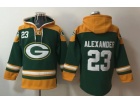 Green Bay Packers #23 Jaire Alexander Green Hoodies