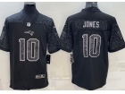 New England Patriots #10 Mac Jones Black RFLCTV Limited Jersey