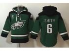 Philadelphia Eagles #6 DeVonta Smith Green Hoodies