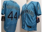 Nike Seattle Mariners #44 Julio Rodriguez Blue Flexbase Jersey