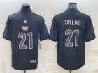 Washington Commanders #21 Sean Taylor Black RFLCTV Limited Jersey