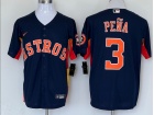 Nike Houston Astros #3 Jeremy Pena Blue Cool Base Jersey