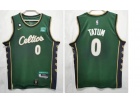 Nike Boston Celtics #0 Jayson Tatum Green 2022-2023 City Jerseys