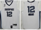 Nike Memphis Grizzlies #12 Ja Morant White 2022-23 Jersey