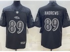 Baltimore Ravens #89 Mark Andrews Black RFLCTV Limited Jersey