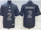 Denver Broncos #2 Pat Surtain II Black RFLCTV Limited Jersey