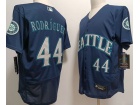 Nike Seattle Mariners #44 Julio Rodriguez Navy Blue Flexbase Jersey