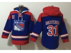 New York Rangers #31 Igor Shesterkin Blue Hoodie