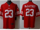 San Francisco 49ers #23 Christian Mccaffrey Red New Style Limited Jersey