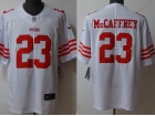 San Francisco 49ers #23 Christian Mccaffrey White New Style Limited Jersey