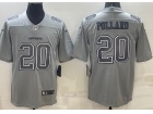 Dallas Cowboys #20 Tony Pollard Grey Atmosphere Jersey