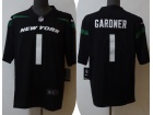 New York Jets #1 Sauce Gardner Black Vapor Limited Jersey