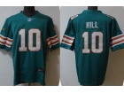 Miami Dolphins #10 Tyreek Hill Green Color Rush Limited Jersey