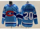 Adidas Montreal Canadiens #20 Juraj Slafkovsky Baby Blue 2023 Reverse Jersey