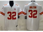 Kansas City Chiefs #32 Nick Bolton White Limited Football Jersey