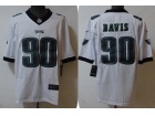 Philadelphia Eagles #90 Jordan Davis White Limited Jersey