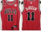 Nike Chicago Bulls #11 DeMar Derozan Red 2022-23 Jersey