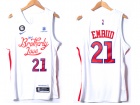 Nike Philadelphia 76ers #21 Joel Embiid White 2022-2023 City Jerseys