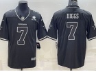 Dallas Cowboys #7 Trevon Diggs Black Lights 2.0 Limited Jersey