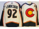 Colorado Avalanche #92 Gabriel Landeskog White 2023 Reverse Jersey