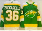 Adidas Minnesota Wild #36 Mats Zuccarello Green 2023 Reverse Jersey