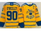 Adidas St.Louis Blues #90 Ryan O'Reilly Yellow 2023 Reverse Jersey