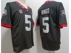 Georgia Bulldogs #5 Kelee Ringo Black Limited Jersey