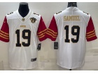 San Francisco 49ers #19 Deebo Samuel White With Golden Name Limited Jersey