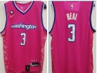 Nike Washington Wizards #3 Bradley Beal Pink 2022-23 City Jersey