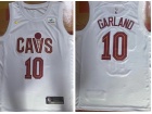 Nike Cleveland Cavaliers #10 Darius Garland White 2022-23 Jersey