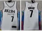 Nike Brooklyn Nets #7 Kevin Durant White 2022-23 City Jersey