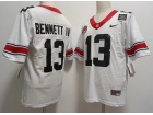 Georgia Bulldogs #13 Stetson Bennett IV White 1980 National Champions 40th Anniversary Jersey