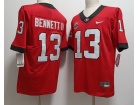 Georgia Bulldogs #13 Stetson Bennett IV Red Limited Jersey