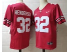 Ohio State Buckeyes #32 TreVeyon Henderson Red Jersey