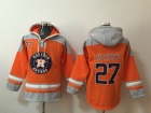 Houston Astros #27 Jose Altuve Orange Hoodie