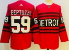 Adidas Detroit Red Wings #59 Tyler Bertuzzi Red 2023 Reverse Jersey