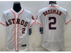 Nike Houston Astros #2 Alex Bregman White Flexbase Jersey