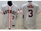 Nike Houston Astros #3 Jeremy Pena White Flexbase Jersey