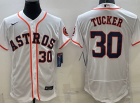 Nike Houston Astros #30 Kyle Tucker White Flexbase Jersey