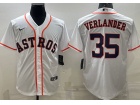 Nike Houston Astros #35 Justin Verlander White Cool Base Jersey