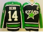 Adidas Dallas Stars #14 Jamie Benn Green 2023 Reverse Jersey