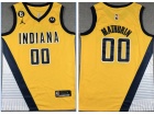 Nike Indiana Pacers #00 Bennedict Mathurin Yellow 2022-23 Jersey