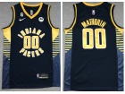 Nike Indiana Pacers #00 Bennedict Mathurin Blue 2022-23 Jersey