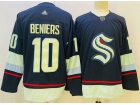 Seattle Kraken #10 Matty Beniers Blue Hockey Jersey