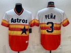 Nike Houston Astros #3 Jeremy Pena Orange Rainbow Jersey