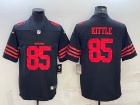 San Francisco 49ers #85 George Kittle Black New Style Limited Jersey